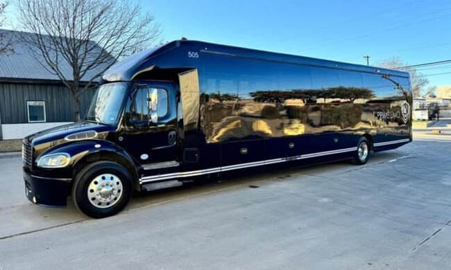 Coach bus exterior for Montreal group travel
